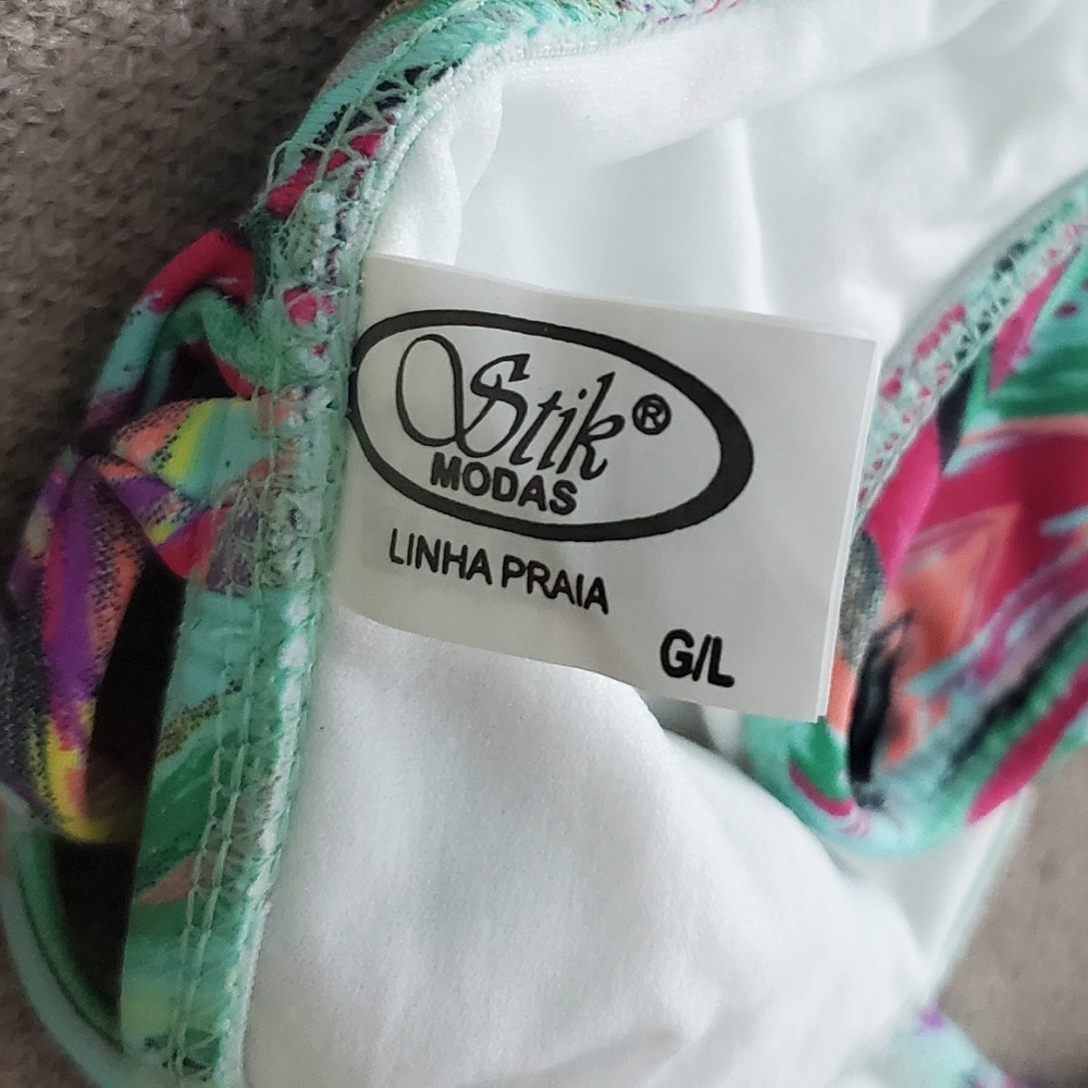 Stik Modas Europe Colourful Strappy Cherky Bikini Bottom - Picture 9 of 11